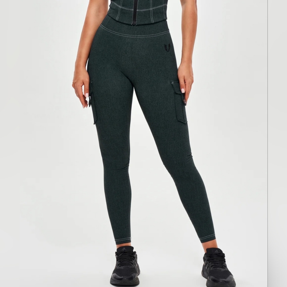 Leggins Demin Green - Picture 3 of 7